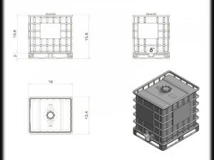 international bulk container ibc - oo ho 3D Print Model