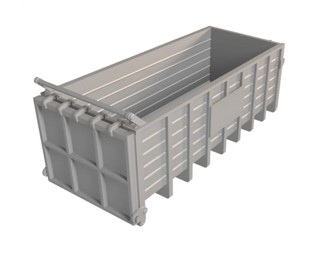 container scarrabile - scala ho e oo Modello di stampa 3D .c4d .max .obj .3ds .fbx .stl .blend 