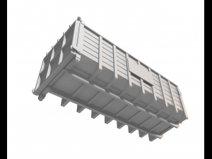 hooklift container - ho and oo scale 3D 프린트 모델