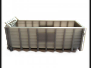 hooklift container - ho and oo scale 3D 프린트 모델
