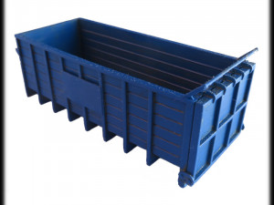 hooklift container - ho and oo scale 3D 프린트 모델