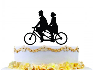 bike wedding cake topper 3D Print Model