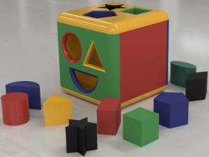 Baby puzzle box 3D Print Model