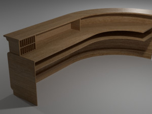 hotel reception Modello 3D
