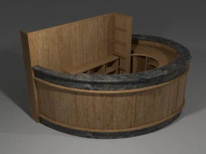 ricevimento dell'albergo 02 Modello 3D