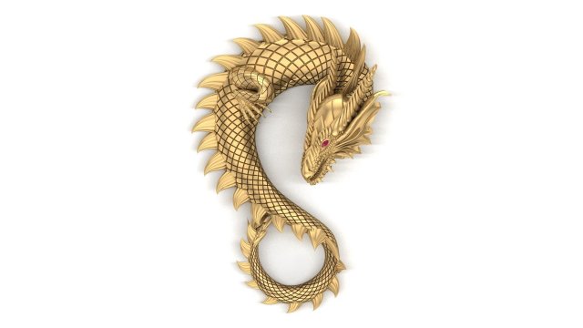 dragon 3d 3d print model Modelo de impresión 3D .c4d .max .obj .3ds .fbx .stl .blend 