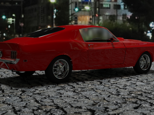 muscle car Modelo 3D