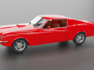 muscle car 3D Модель