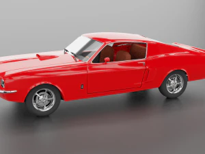 carro musculoso Modelo 3D