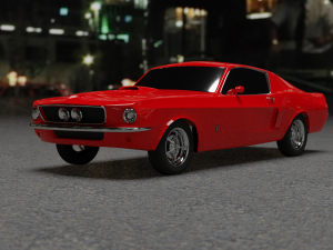 muscle car Modelo 3D