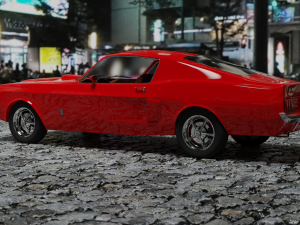 muscle car Modelo 3D