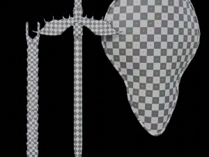 shield and sword Modelo 3D