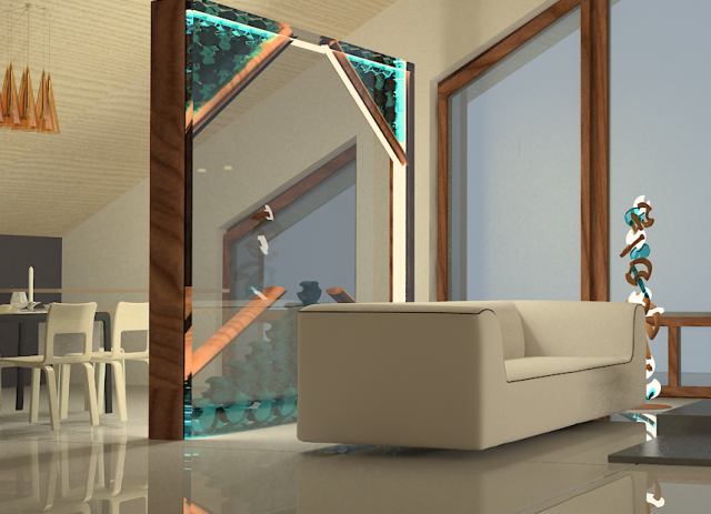 decorative partition Model 3D .c4d .max .obj .3ds .fbx .stl .blend 