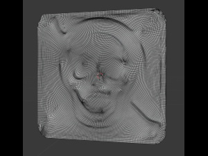 iron skull emblem Modèle 3D