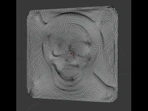 iron skull emblem 3D Model