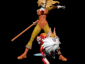 Thundercats lion-o stl for 3d printing fanart term 24 cg pyro s 3D Print Model