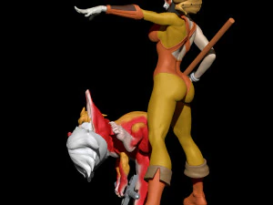 Thundercats lion-o stl for 3d printing fanart term 24 cg pyro s 3D Print Model