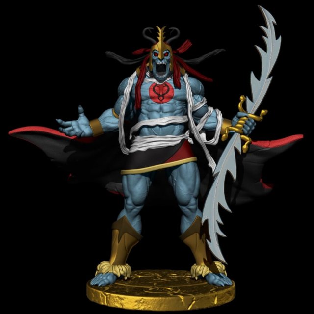 Thundercats mumm-ra stl for 3d printing fanart term 26 cg pyro Modelo de impresión 3D .c4d .max .obj .3ds .fbx .stl .blend 