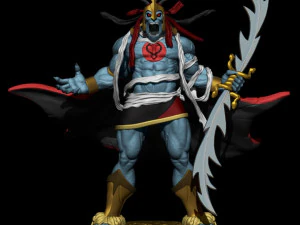 Thundercats mumm-ra stl do druku 3D fanart term 26 cg pyro Model do druku 3D