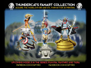 download to slithe-reptilio of the thundercats stl for free fanart term 3D Print Model