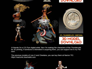 download to slithe-reptilio of the thundercats stl for free fanart term 3D Print Model