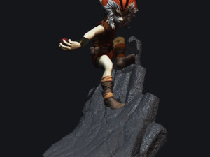 willykat from thundercats file stl for 3d printing fanart 3D Baskı Modeli