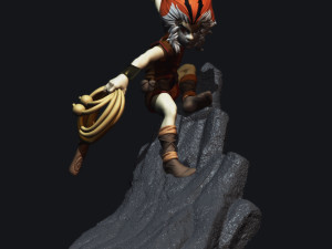 willykat from thundercats file stl for 3d printing fanart 3D Baskı Modeli