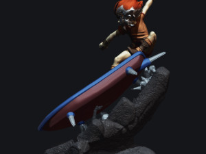 willykat from thundercats file stl for 3d printing fanart 3D Baskı Modeli