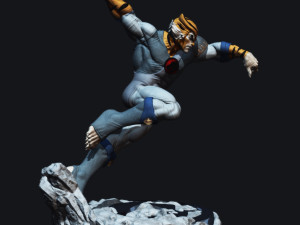thundercats tygra stl for 3d printing fanart Modello di stampa 3D