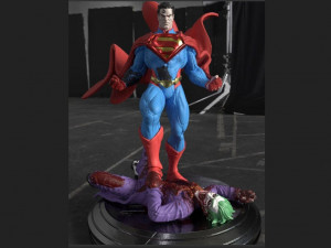 superman kill the joker from dc comics injustice stl 3d printing 3d print model 3D Print Model