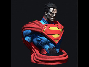 superman kill the joker from dc comics injustice stl 3d printing 3d print model 3D-printmodel