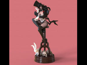 Zatanna DC Comics stl collection for 3d printing 3d print model 3D Print Model