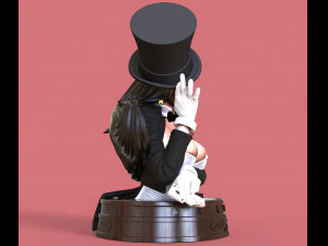 Zatanna DC Comics stl collection for 3d printing 3d print model 3D Print Model