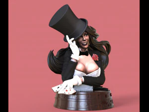 Zatanna DC Comics stl collection for 3d printing 3d print model 3D Print Model
