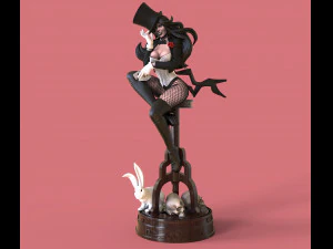 Zatanna DC Comics stl collection for 3d printing 3d print model 3D Print Model