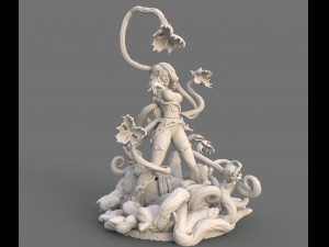 Poison Ivy from batman Uma Thurman dc comics stl Modelo de impresión 3D