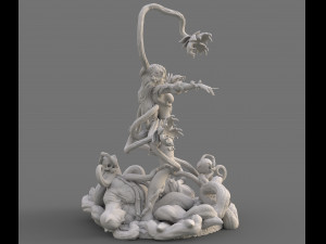Poison Ivy from batman Uma Thurman dc comics stl Modelo de impresión 3D