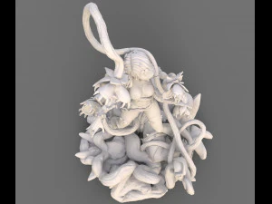 Hera Venenosa de Batman Uma Thurman DC Comics STL Modelo de Impressão 3D