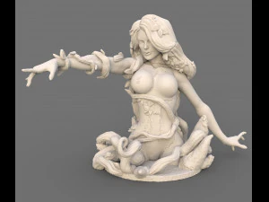 Hera Venenosa de Batman Uma Thurman DC Comics STL Modelo de Impressão 3D