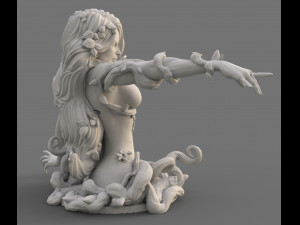 Poison Ivy from batman Uma Thurman dc comics stl Modelo de impresión 3D