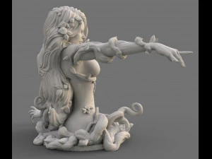 Hera Venenosa de Batman Uma Thurman DC Comics STL Modelo de Impressão 3D