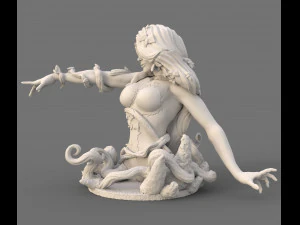Hera Venenosa de Batman Uma Thurman DC Comics STL Modelo de Impressão 3D