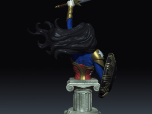 wonder woman from dc comics injustice stl collection 3D 프린트 모델