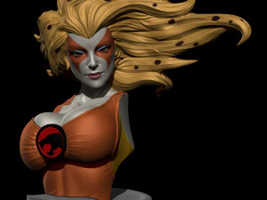 Cheetara from thundercats fanart by cg pyro collection 3D Print Model