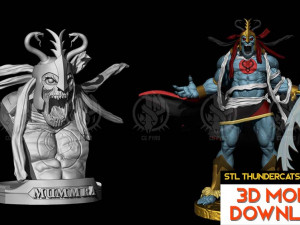 Mumm-ra from thundercats fanart by cg pyro collection 3D Принт Модель
