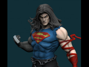Superman Death Metal comics 1-3 by CG Pyro 3D Принт Модель
