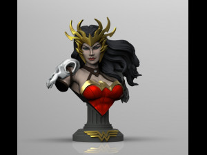 Wonder Woman Death metal comics 2-3 by CG Pyro Model Cetak 3D