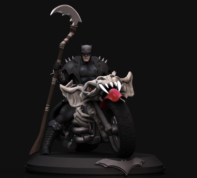 Batman Death metal comics 3-3 by CG Pyro 3D Print Model .c4d .max .obj .3ds .fbx .stl .blend 