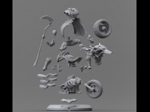 Batman Death metal comics 3-3 by CG Pyro 3D-printmodel