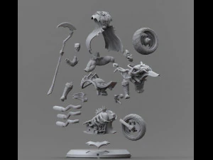 Batman Death metal comics 3-3 by CG Pyro 3D Print Model